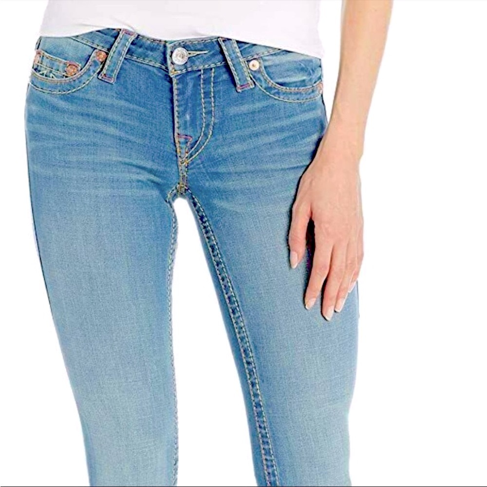 NWOT True Religion slim straight jeans. - Picture 2 of 7